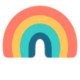 Motif arc-en-ciel